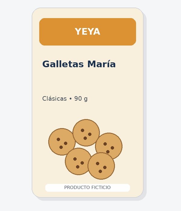 Galletas María YEYA (90 g)