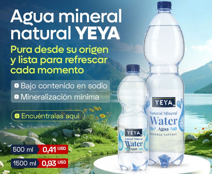 Agua mineral natural YEYA
